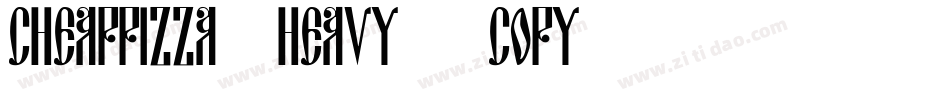 CheapPizza Heavy (COPY 1)字体转换